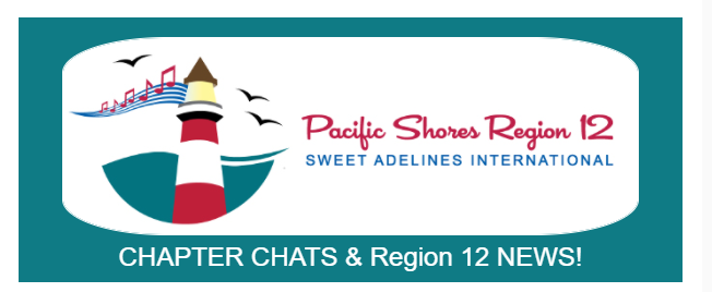 Chapter Chats Article for Pacific Shores Region 12 - September Chapter Chats Article for Pacific Shores Region 12 - September