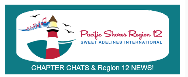 Chapter Chats Article for Pacific Shores Region 12 - September 